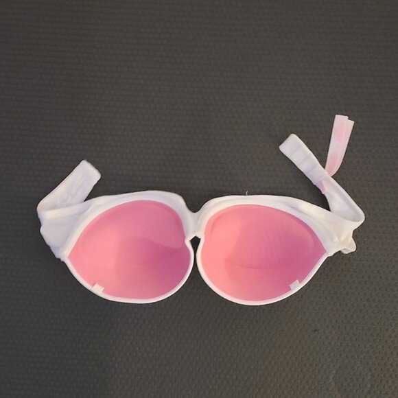 PINK Victoria's Secret women's white bra 32D D70 -like new - Picture 3 of 3